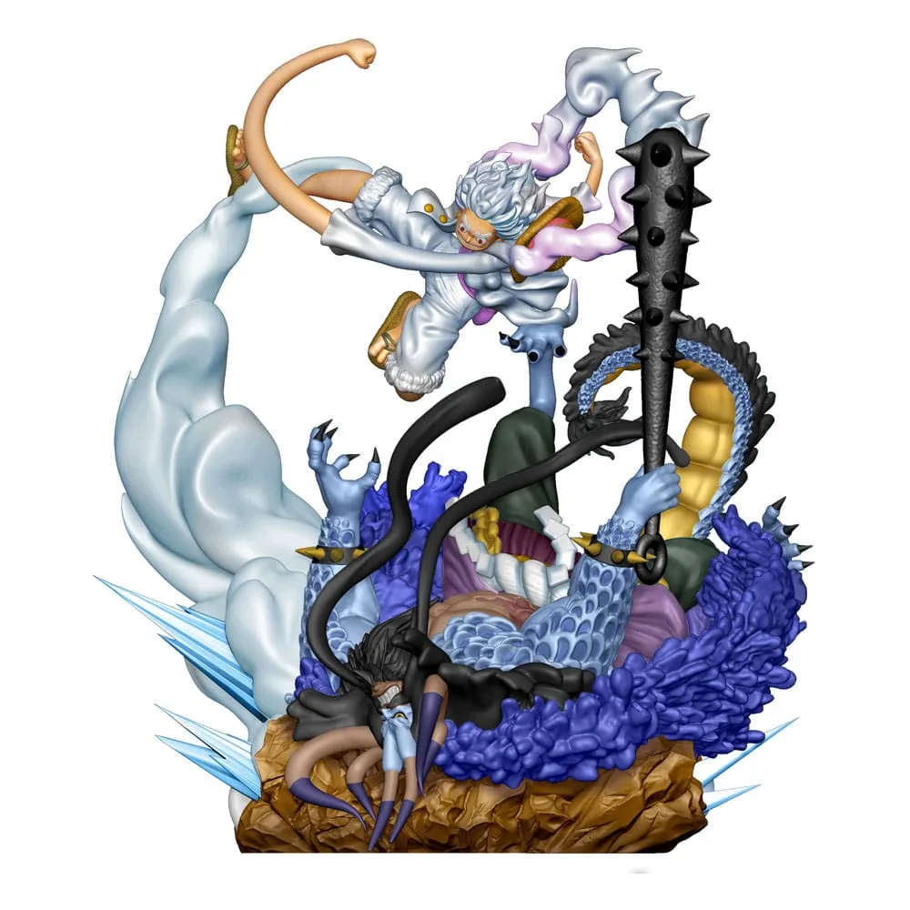 One Piece Petitrama PVC Mini Statue Logbox Re Birth Gear Fifth Special Set 9 cm - 1 Unidade